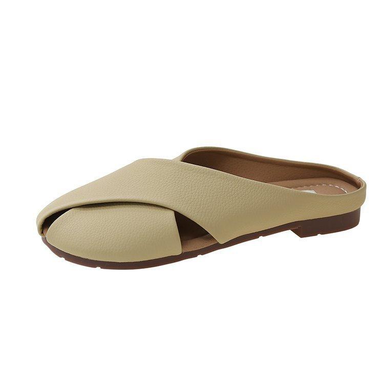 Summer Womens Espadrille Flat Slippers With Breathable Pu Upper For Casual Wear
