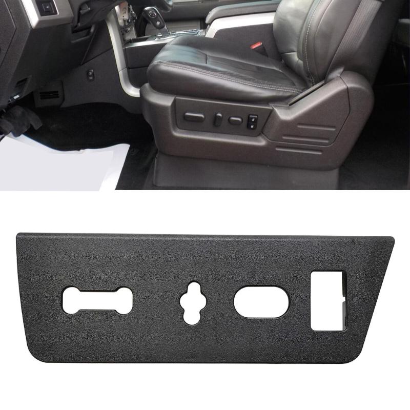 Driver Side Seat Switch Housing Panel Trim Bezel for F150 09-14 9L3Z-14A706-NA 9L3Z-14A706NA Replacement Accessories