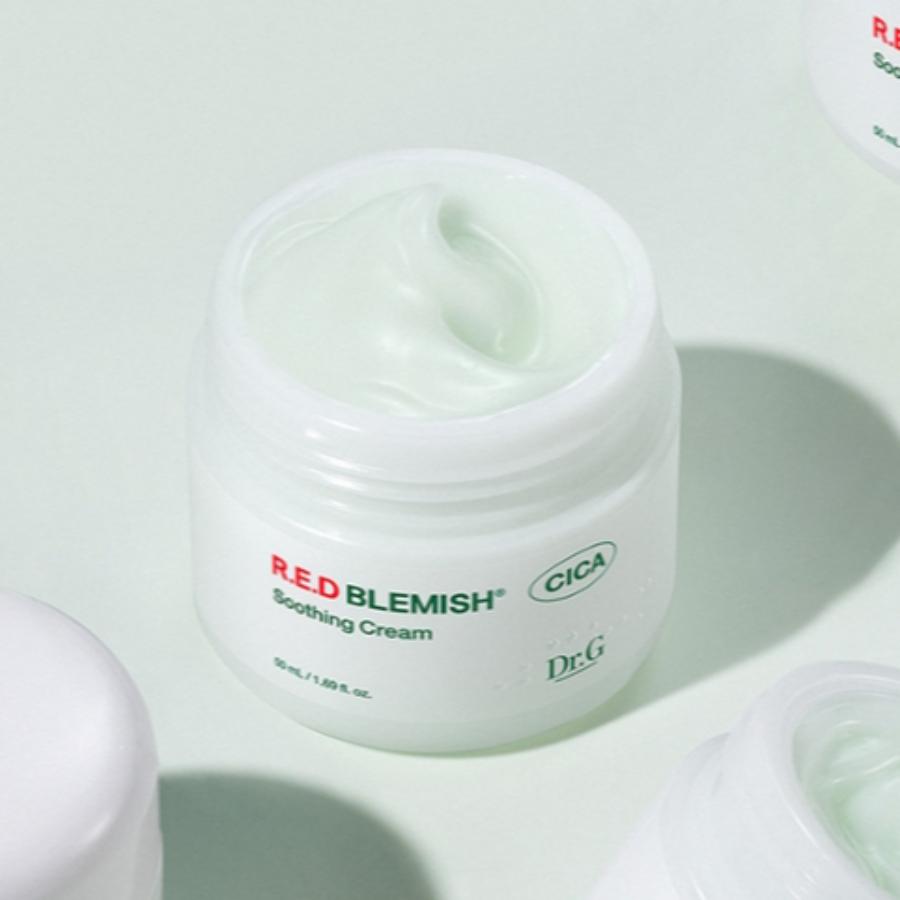 Dr.G Red Blemish CICA Soothing Cream 50ml+50ml (Double Set)