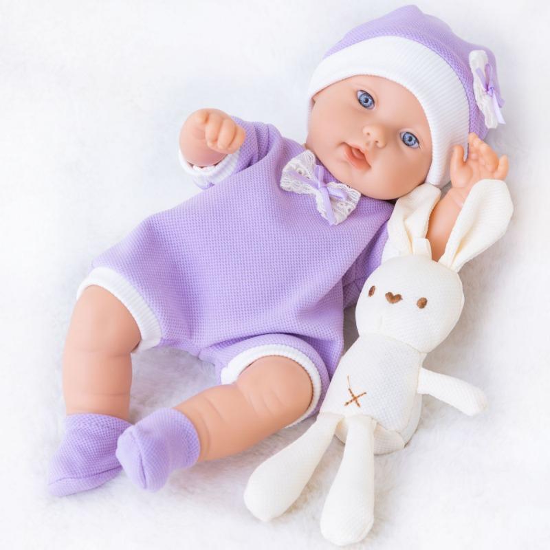 Cm Full Vinyl Simulation Reborn Baby Doll Washable Soothing Infant Comfort Toy