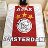AFC Ajax poster  FlAannel Blanket, High quality Comfortable for All Seasons, Home Decor, Warmth and Comfort