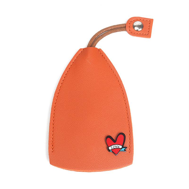 Cute Pu Leather Car Key Case Pull-Out Car Keychain Bag Large-Capacity Personalized Keychain for Women Car Key Cover