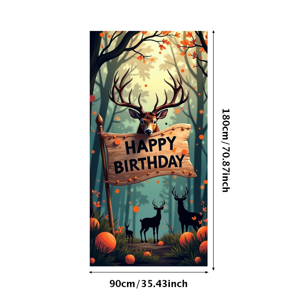 Deer Decorations Party Decorations Birthday Background For Kids Decor Photography