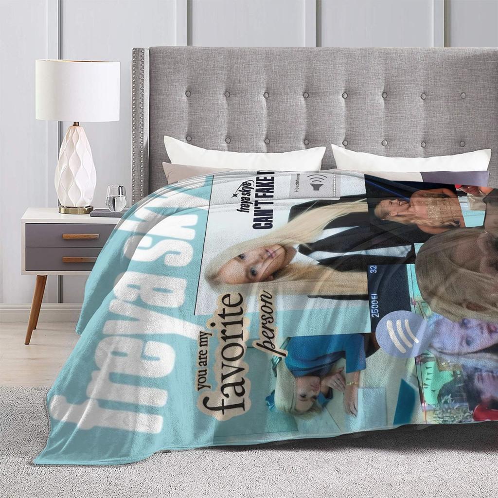 Freya Skye Super Soft Blanket Travel Plush Bedding Throws Funny Living Room Flannel Bedspread Sofa Bed Cover