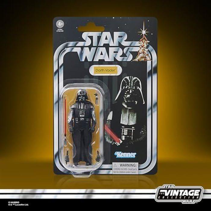Star wars the vintage collection, figurine de collection dark vador de 9,5 cm, star wars : un nouvel espoir
