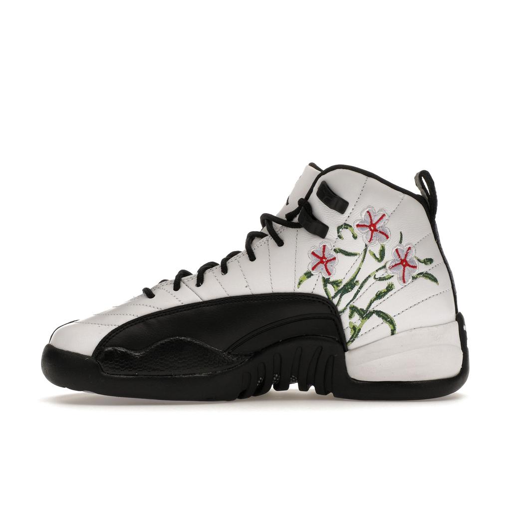 Air Jordan 12 Retro Floral White Vivid Green Grundschuhe DR6956-100
