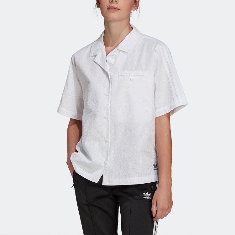 adidas Originals Women's Short Sleeve Shirt White HC2053