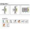50set Self-Drilling Drywall Anchor Kit - Hollow Wall Anchors with Screws