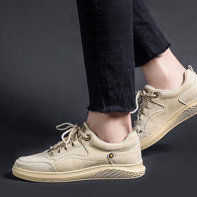 New trendy men's board shoes Comfortable and high-quality styles Leisure sports and outdoor walking fashion Young shoes