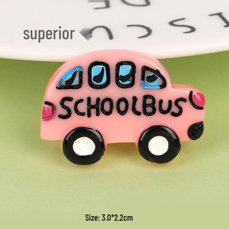 Simulation Cars 3 Cream Glue Phone Case Resin DIY Storage & Stationery Box with Refrigerator Stickers.