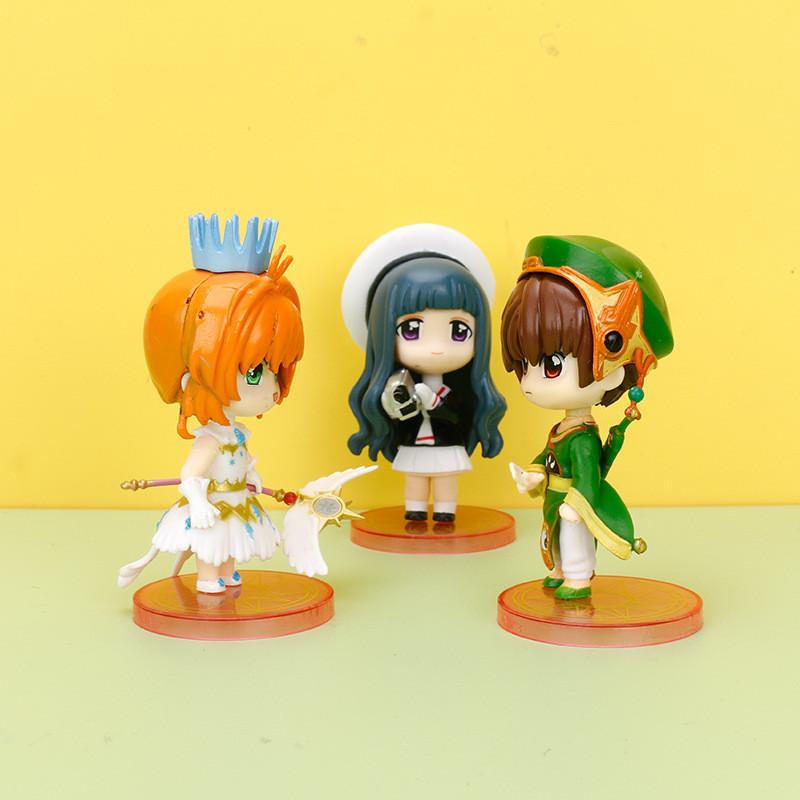 Pvc Charming Cardcaptor Sakura Collectible Cake Decoration Figures With Designs Six