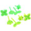 8Pcs/Set Fruit Fork Toothpick Leaves Decoration Lunch Box Bento Accessories
