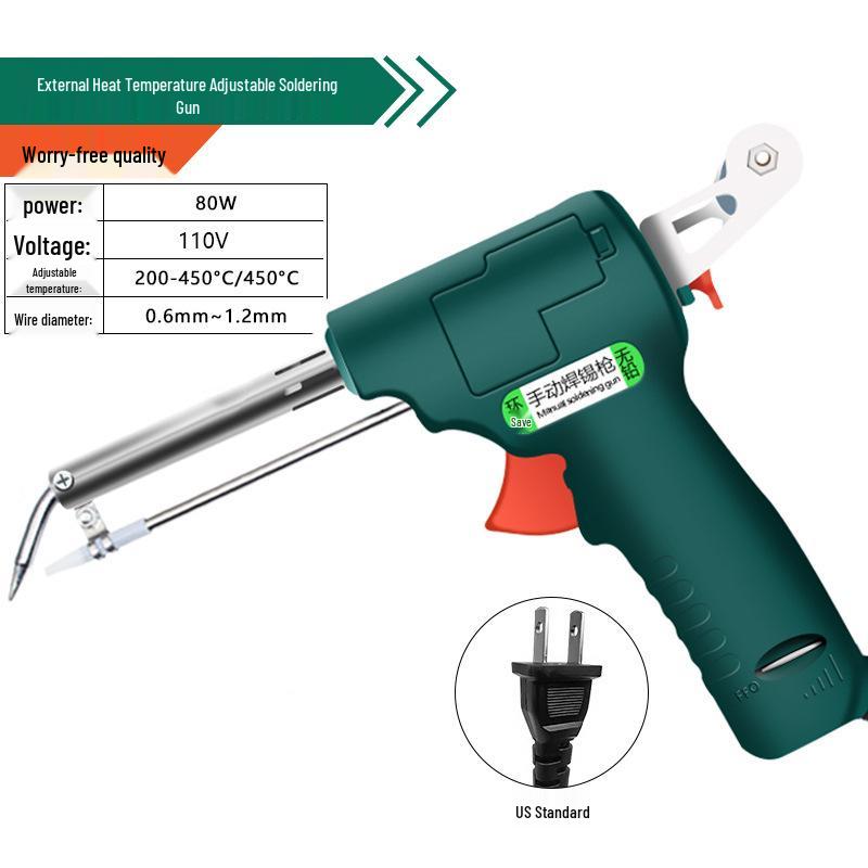 "Pistola Saldante Elettrica Portatile 220V - Regolabile da 60W a 80W"