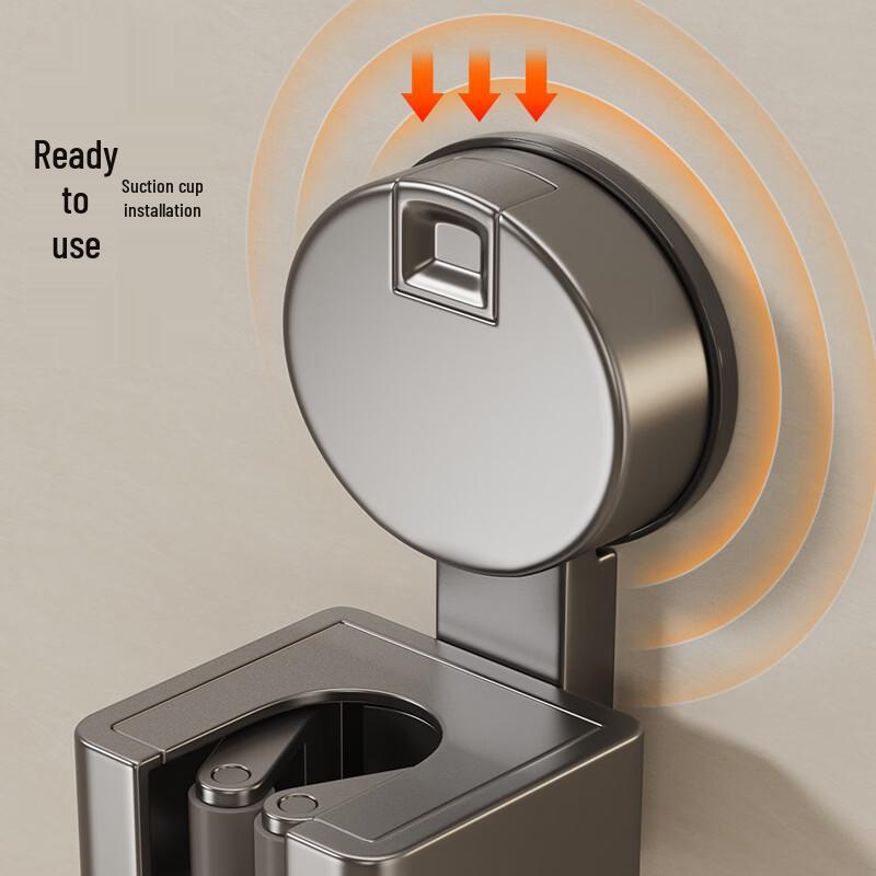 MDNG Suction Cup Mop and Broom Holder