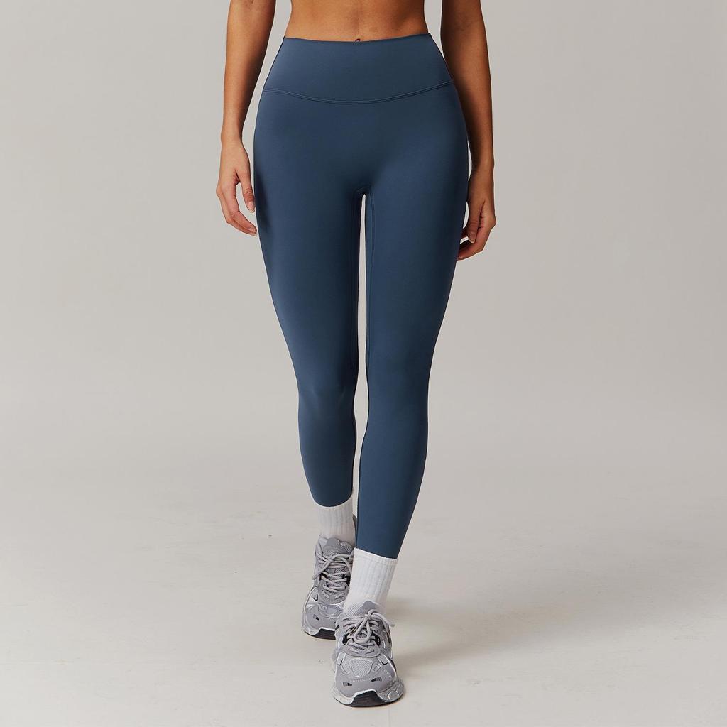 Pantaloni da Yoga a Vita Alta Asciugatura Rapida - Leggings Sportivi e da Corsa Spazzolati