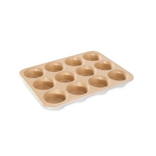 

Nordic Ware Антипригарная алюминиевая форма для кексов (12 чашек нормальных)