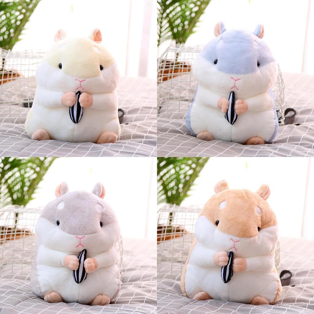 Seed Melon Hamster Plush Toy Stuffed Animal Doll Cartoon Decoration Kids Gift