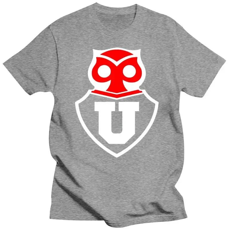 Universidad De Chile Santiago Futbol Soccerite Camiseta T Shirt La U Classic Cotton Men Round Collar Mens Clothing Man Clothing