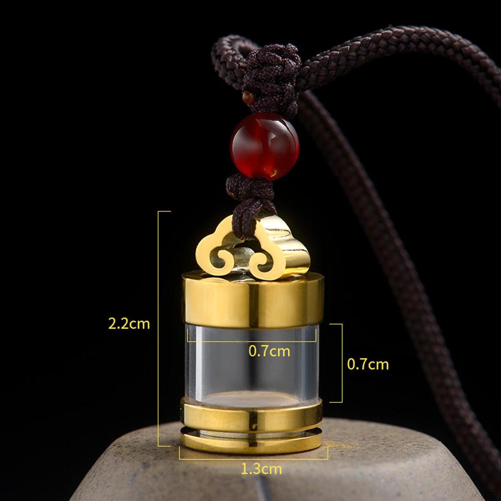 Cremation Urn Necklace Cylinder Keepsake Jewelry Locket for Women Men
