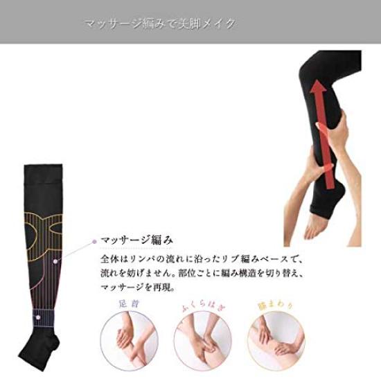 Befit Night Relaxation Esthetic Moisturizing Socks of Medical Black Available In 2 Sizes "Good (Set 2) [General Device]" Color / (S, M, M) (ML)