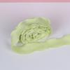 2.5cm Bubble Pleated Ribbon Flower Bouquet & Gift Box Decoration Fishtail Gauze DIY Packaging Ribbon