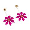 Fashionable Long Flower Earrings