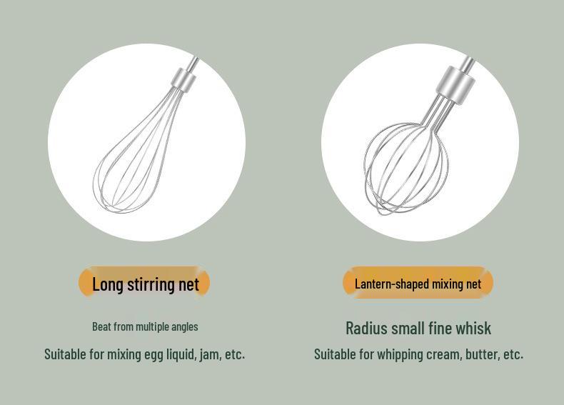 Handheld Wireless Electric Egg Beater & Frother for Baking