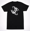 Korn Vintage Kostlivé Ručičky Tričko Černé Nu Metalová Kapela Grafika Unisex Tričko
