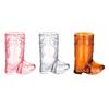 5 stk Cowboystøvler Vinglass Western Theme Party Tumblers Hard Plast Mini Kompakt morsomme bursdagsfest kopper