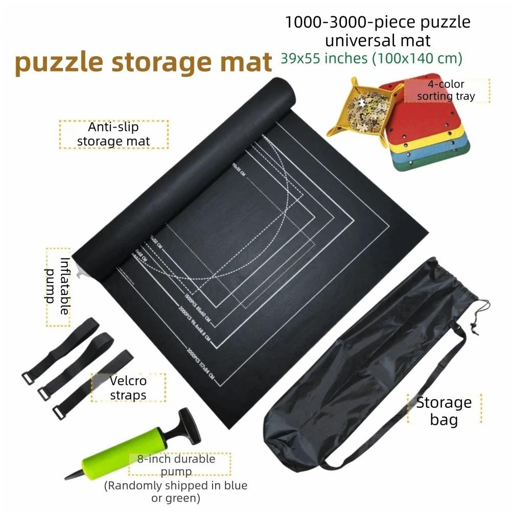 Roll Up Jigsaw Puzzle Storage Mat Set Puzzles Keeper  Parent-child Early Education