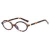 Oval Flat Mirror Small Frame Retro Glasses Frame