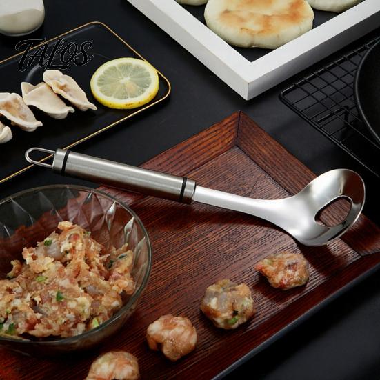 Kitchen Supplies 2Pcs 304 Stainless Steel Meatball Maker, Non-Stick Scoop for Professional Homemade Meatballs, Versatile Tool Fruit Melon Balls Baller