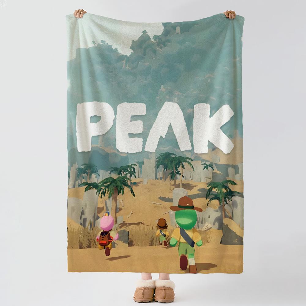 brand P-PEAK-k Throw Thick Comfort Flannel Quilt, Multi-scene Use Indoor Outdoor Daily Nap