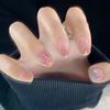 Bear Diamond Style Removable Fake Nails: Cute, Whitening, Short, Safe for Pregnant Women