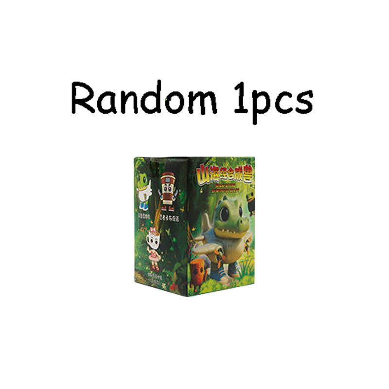 Italian Brainrot Tung Tung Sahur Figures Doll Tralalero Tralala Bombardino Crocodilo Shimpanzini Bananini Model Toy Blind Box