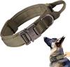 Hundehalsband- und Leinen-Set aus Nylon, strapazierfähiges Hundehalsband, reflektierende Leine, taktisches Trainingshalsband für Haustiere, Leinen-Set für große Hunde
