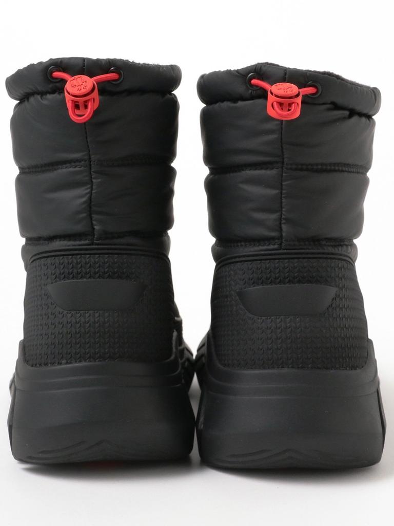 [Eagsouni] Women’s Snow Boots, Water-Repellent, Anti-Slip, Warm Lined, 3E Wide (25.0 Cm / Black / Short Boots)