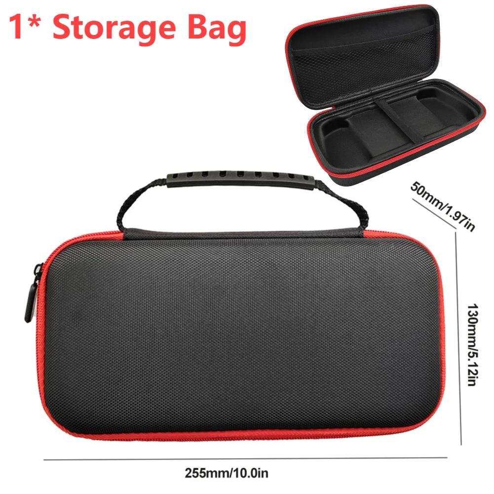 EVA Portable Storage Bag Shockproof Travel Carry Bag Anti-scratch Game Console Carrying Bag with Mesh Pocket for Anbernic RG556