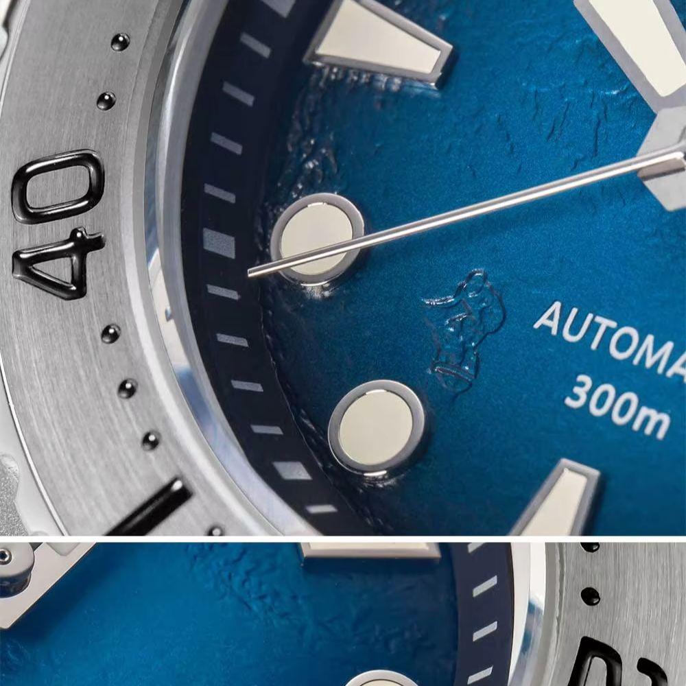 ADDIESDIVE NH35A Men's Diver Automatic Mechanical Watch 30Bar Waterproof Sapphire Glass Date Display Watches AD2509 Reloj Hombre