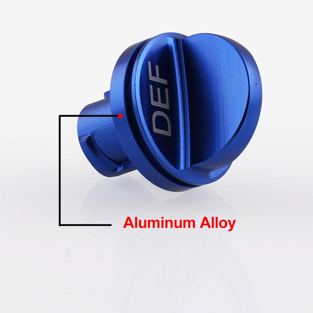 Buy Aluminum Alloy Diesel Exhaust Fluid DEF Cap Blue for Dodge Ram 2013 ...