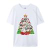 Christmas Pajama Maltese Tree Dog Xmas T Shirts Hip Hop Novelty Cotton Men Top Tshirts England Style