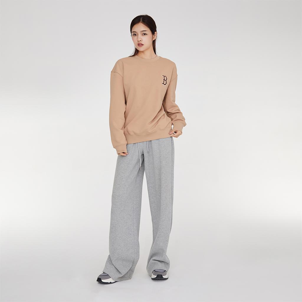 New MLB Boston Red Sox Sweatshirts Unisex Beige Yellow 3AMTM1234-43BGS