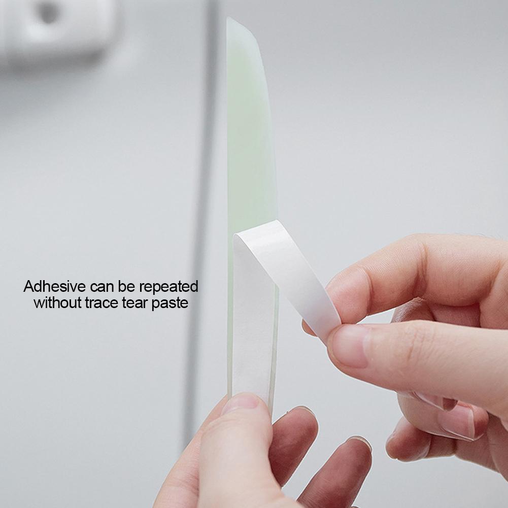 6Pcs Universal Luminous Car Door Edge Scrape Protective Strips Guard Bumper Guards Protector Rearview Mirror Protection