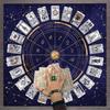 Square Flannelette Tarot Altar Cloth Board Game Pad Astrological Oracles Pad Table Cover Card Mat Divinations Tablecloth