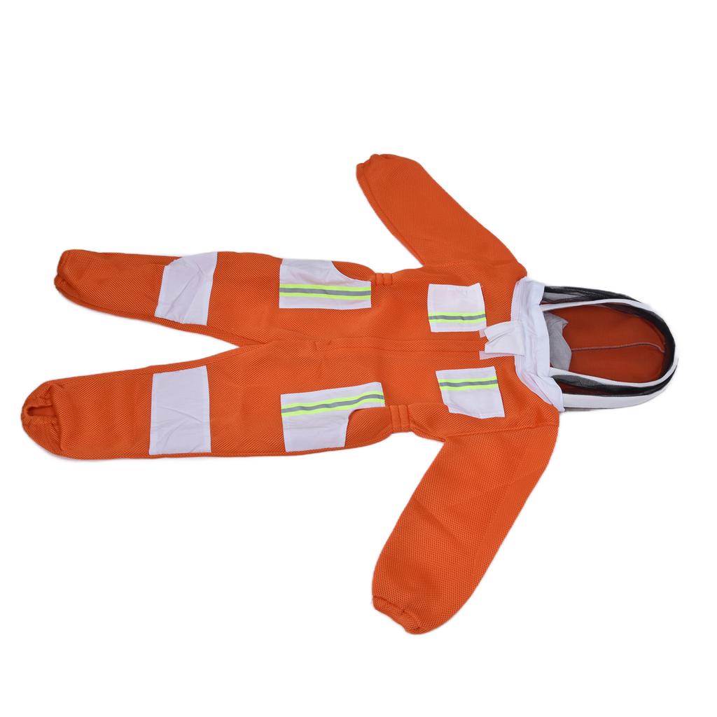 Beekeeping Suit Mesh Breathable Bee Proof Clothing One Piece Protective Cloth for Children
