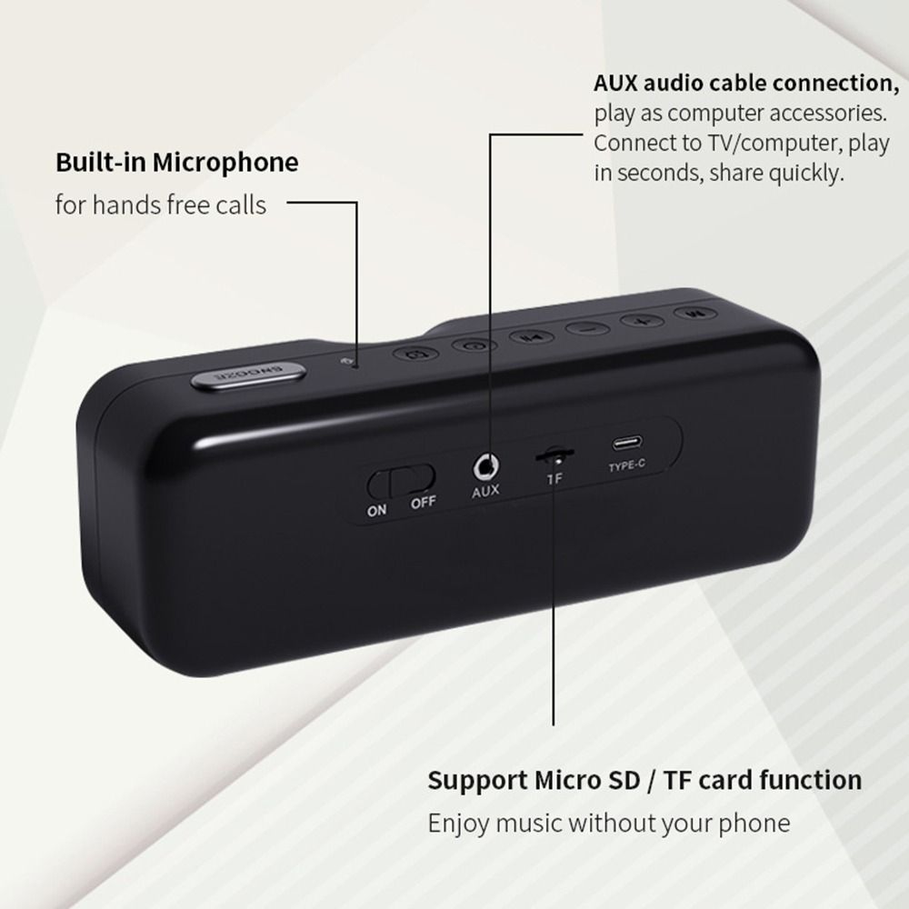 Wireless Bluetooth Speaker LED Display Sleep Aid Device White Noise Device For Infant and Toddler