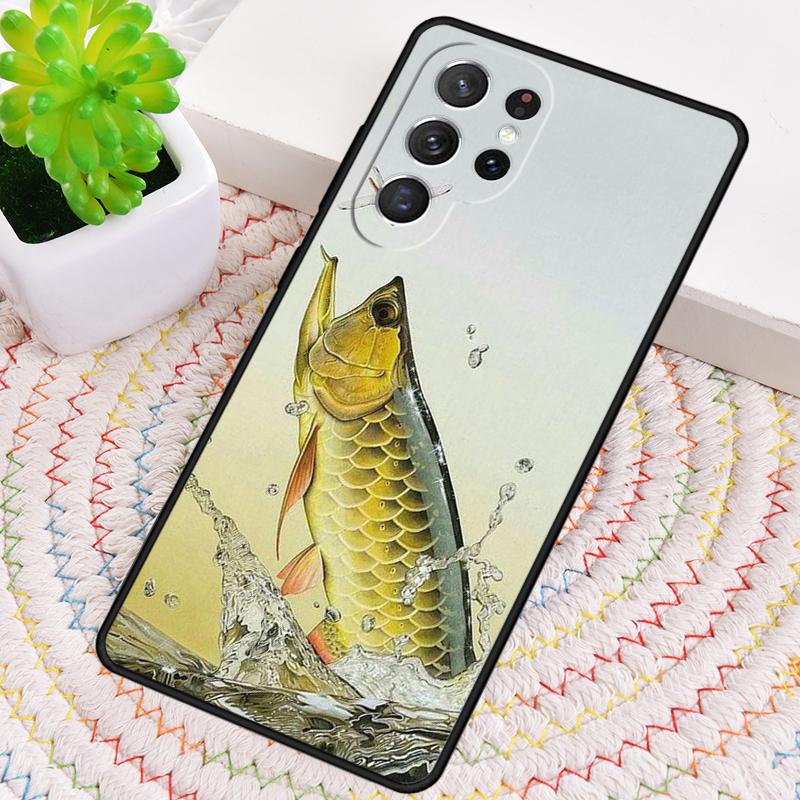 Trout Fish Fishing TPU Phone Case For Samsung Galaxy Note 10 Pro S26 S25 S24 S23 S22 Ultra Plus S21 FE S20 Shockproof Cover