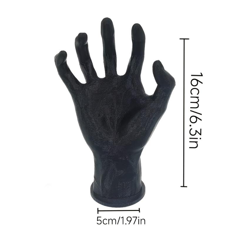 1 pièce Ornements Créatifs Main du Diable Horreur Support de Bureau Décoration Présentoir à Bijoux Statue de Main Simulée Cadeaux