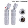 Removal Tool Magnetic Flexible Spark Plug Wrench Spark Plug Sleeve Socket Wrench Spark Plug Socket