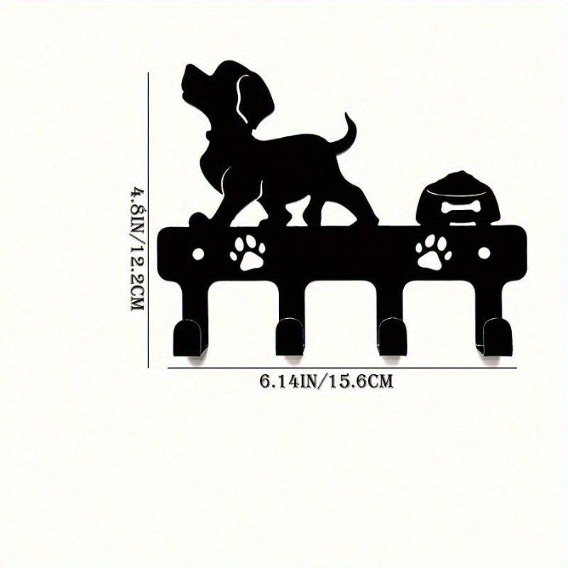 Metal Key Hook Wall Organizer Rust Resistant Dog Design
